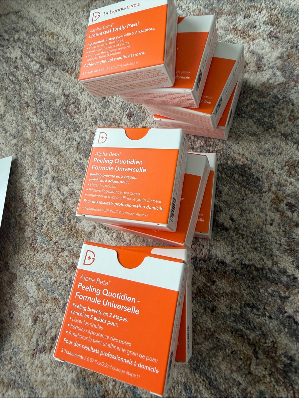 Dr Dennis Gross Alpha Beta Universal Daily Peel 3 Treatment Samples Lot